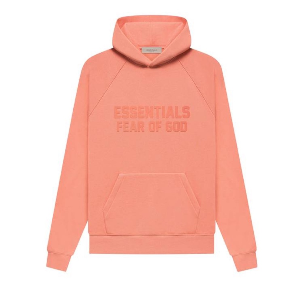 Essentials Fear of God Hoodie Coral Size Small